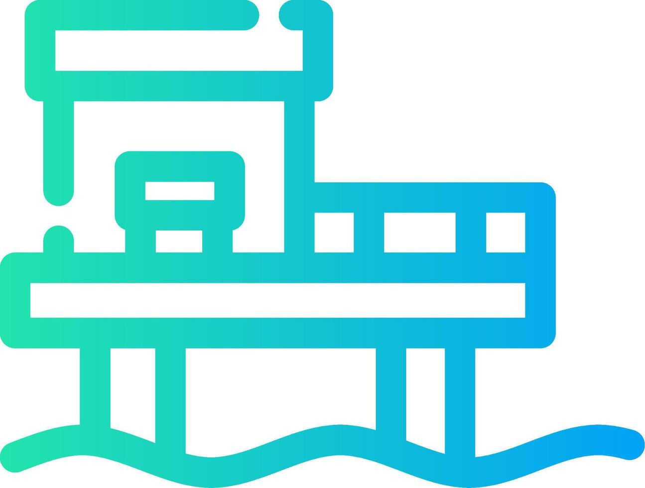 Dock Creative Icon Design vector