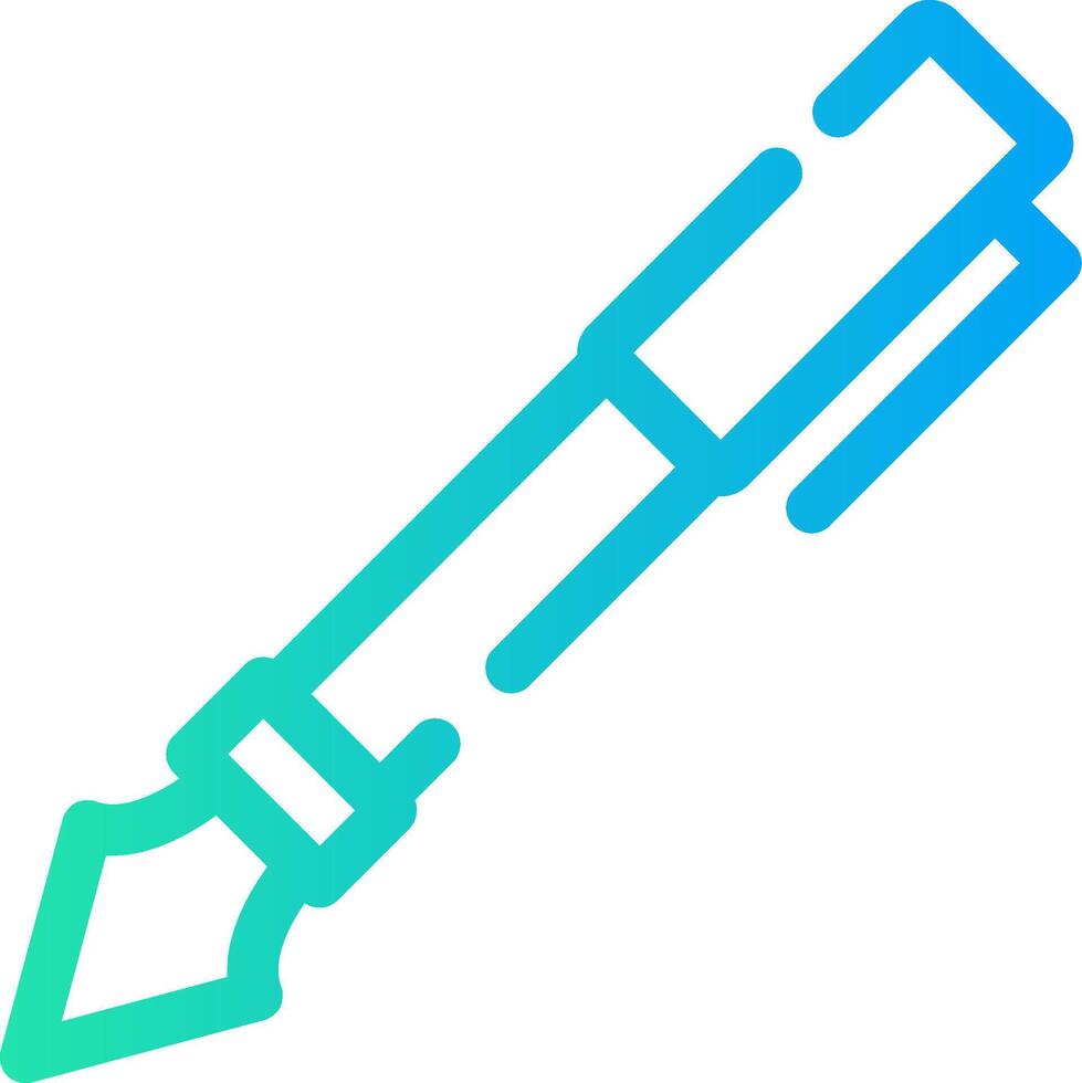 Fountain Pen Creative Icon Design vector