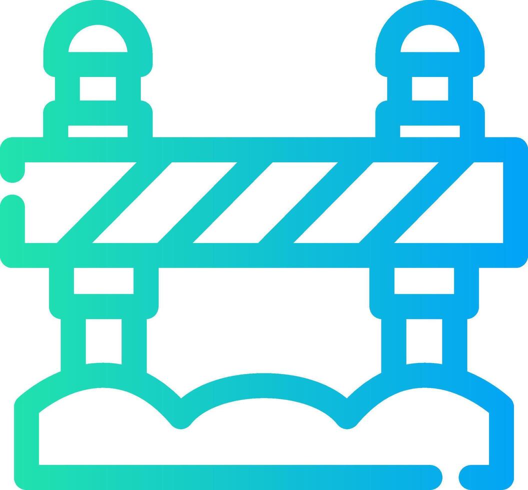 Road Block Creative Icon Design vector