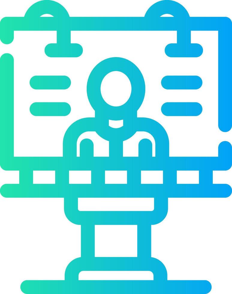 Billboard Creative Icon Design vector