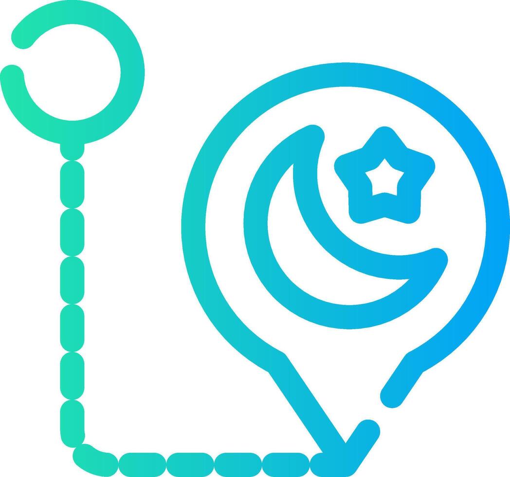 Pilgrimage Creative Icon Design vector
