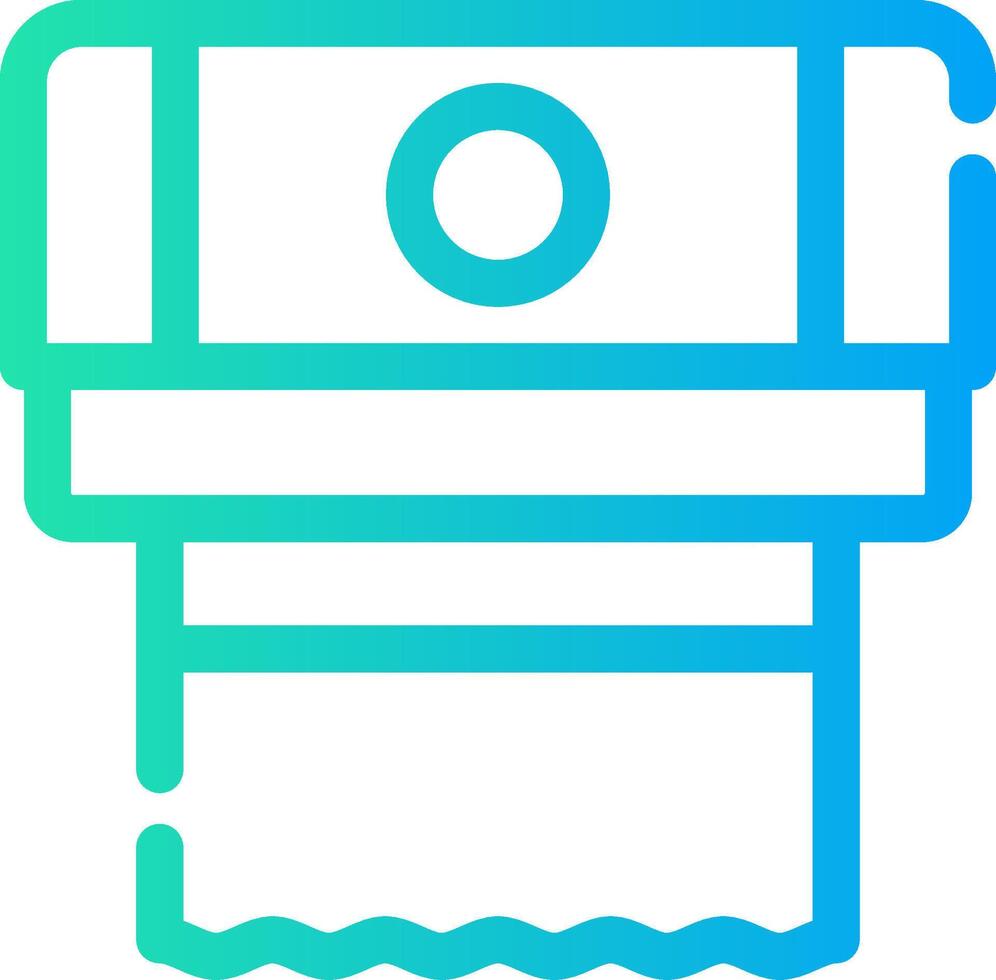 Paper Towel Creative Icon Design vector