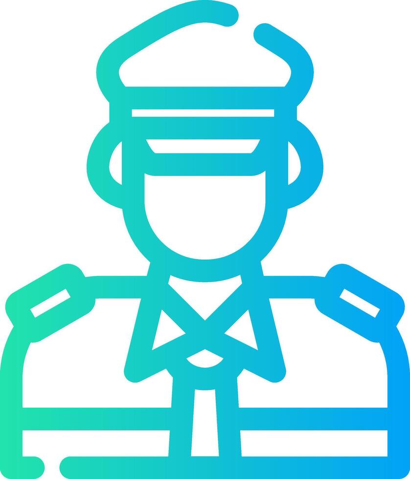 Captain Creative Icon Design vector