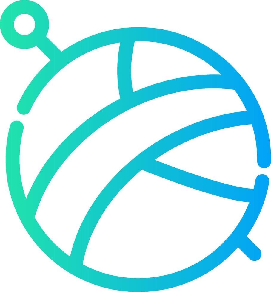 Yarn Creative Icon Design vector