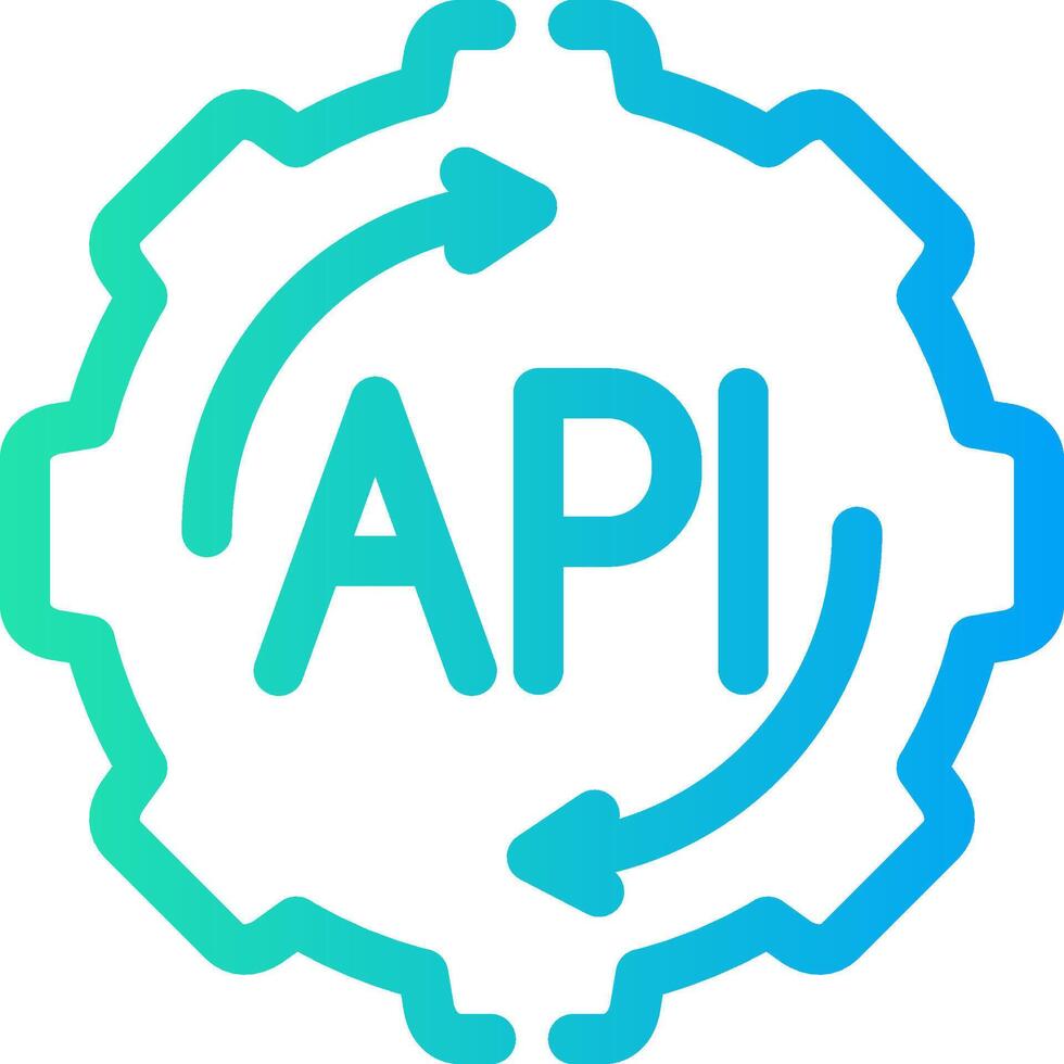 API Creative Icon Design vector