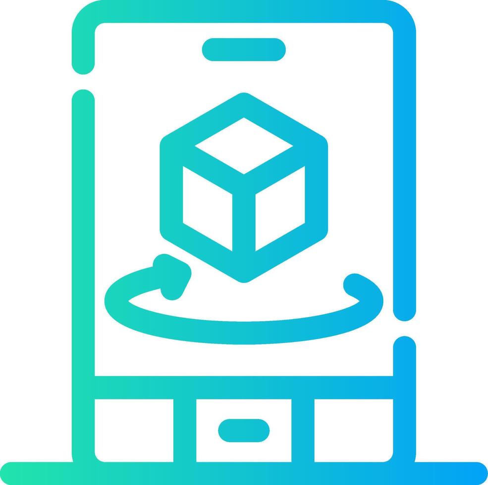360 Ar Creative Icon Design vector
