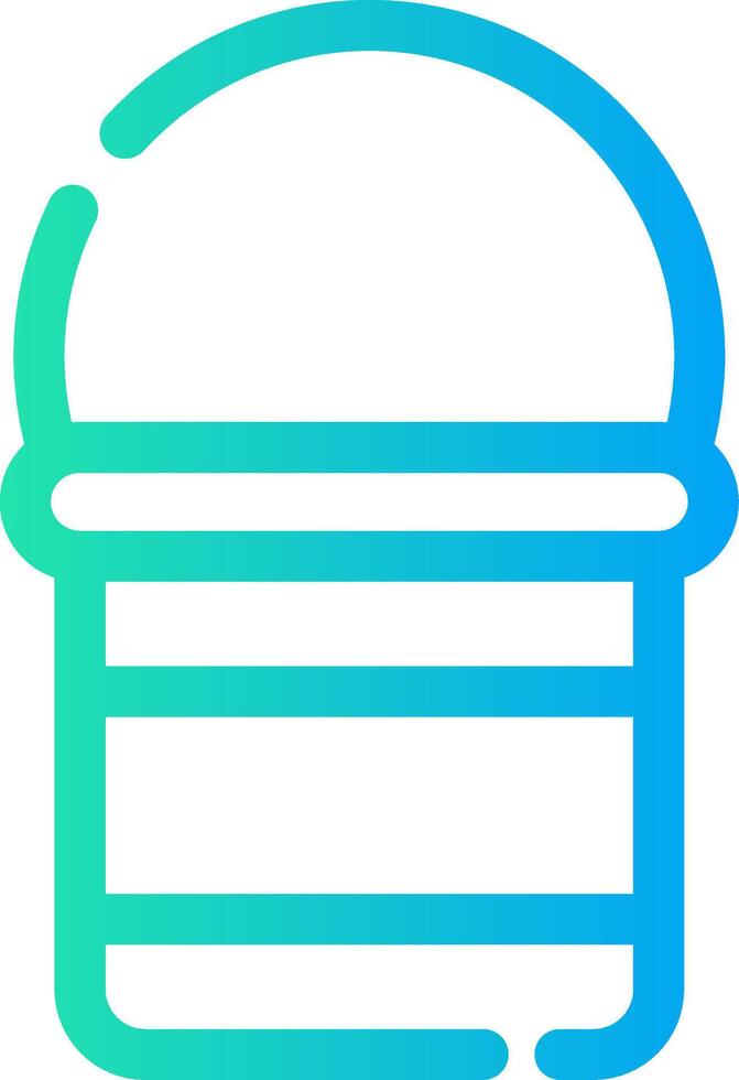 Bait Bucket Creative Icon Design vector