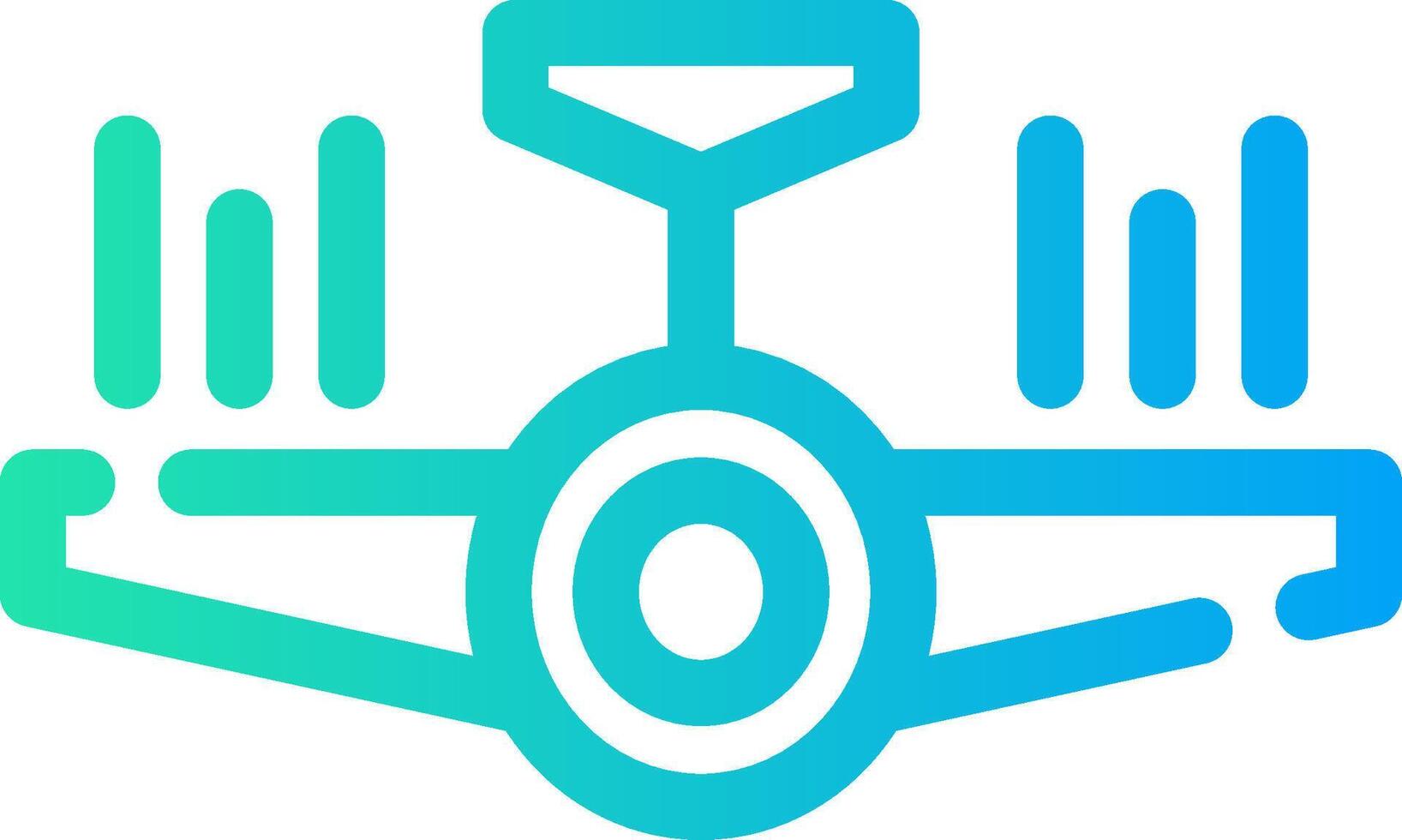 Airplane Creative Icon Design vector
