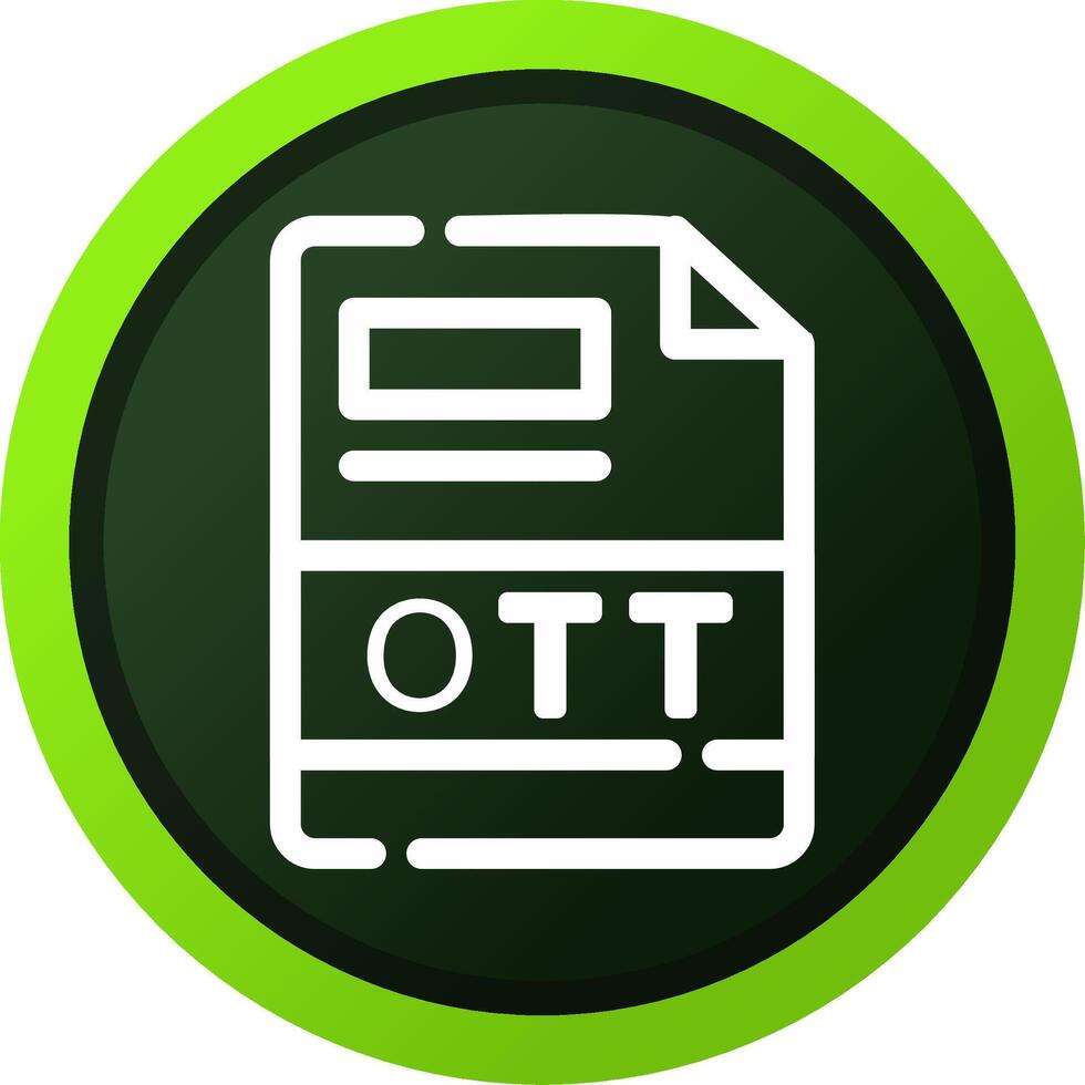OTT Creative Icon Design vector