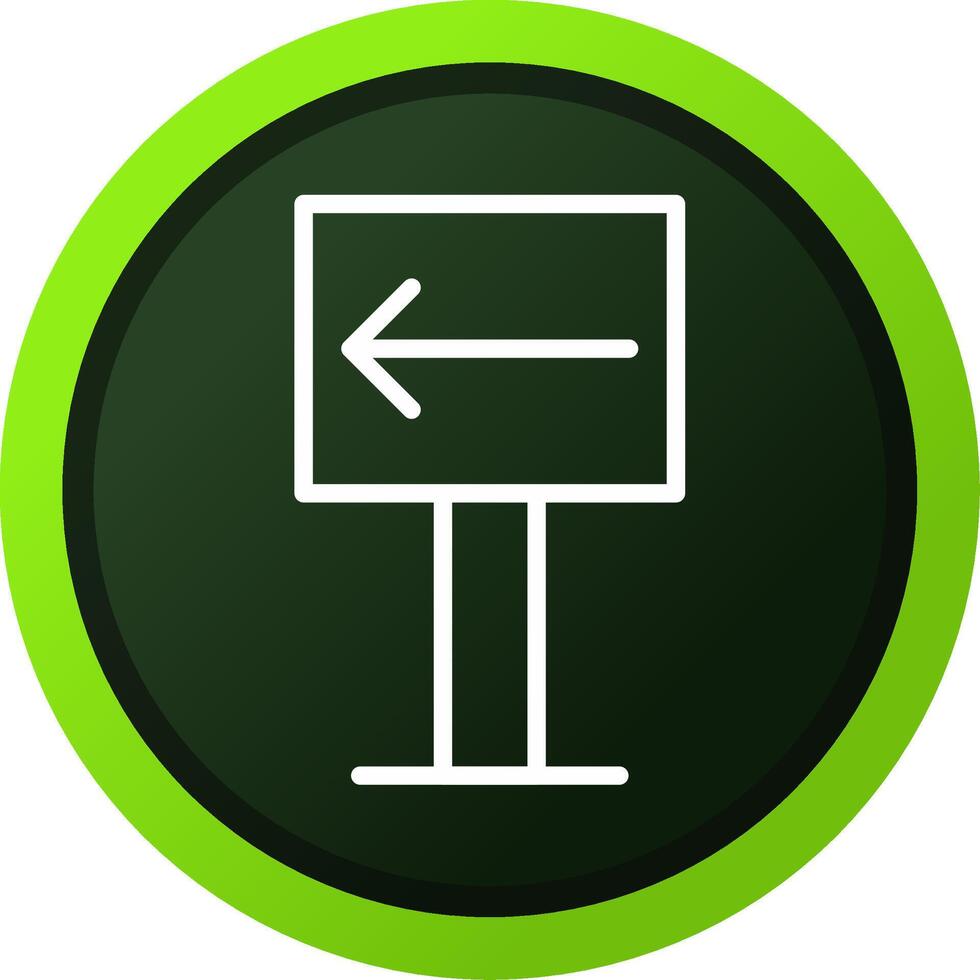Left Creative Icon Design vector