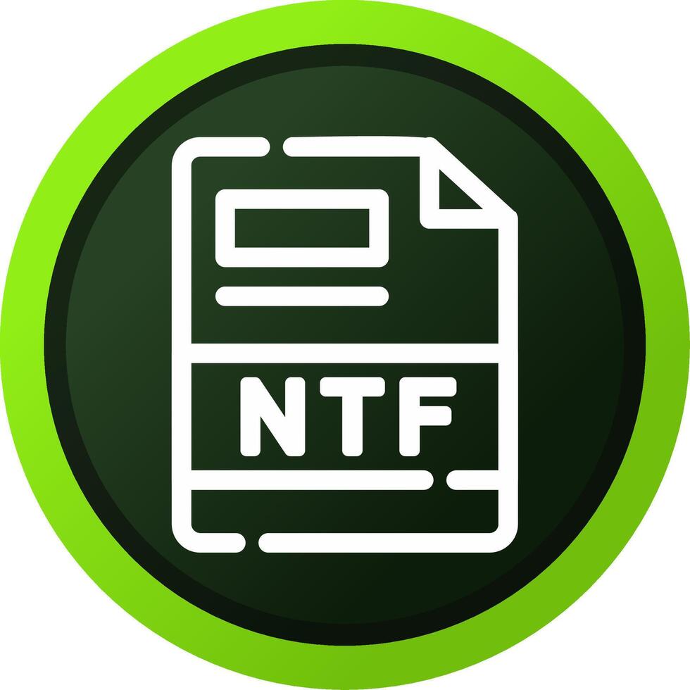 NTF Creative Icon Design vector