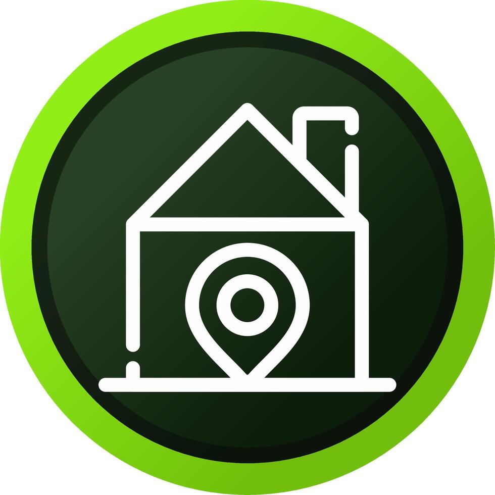 Home Location Creative Icon Design vector