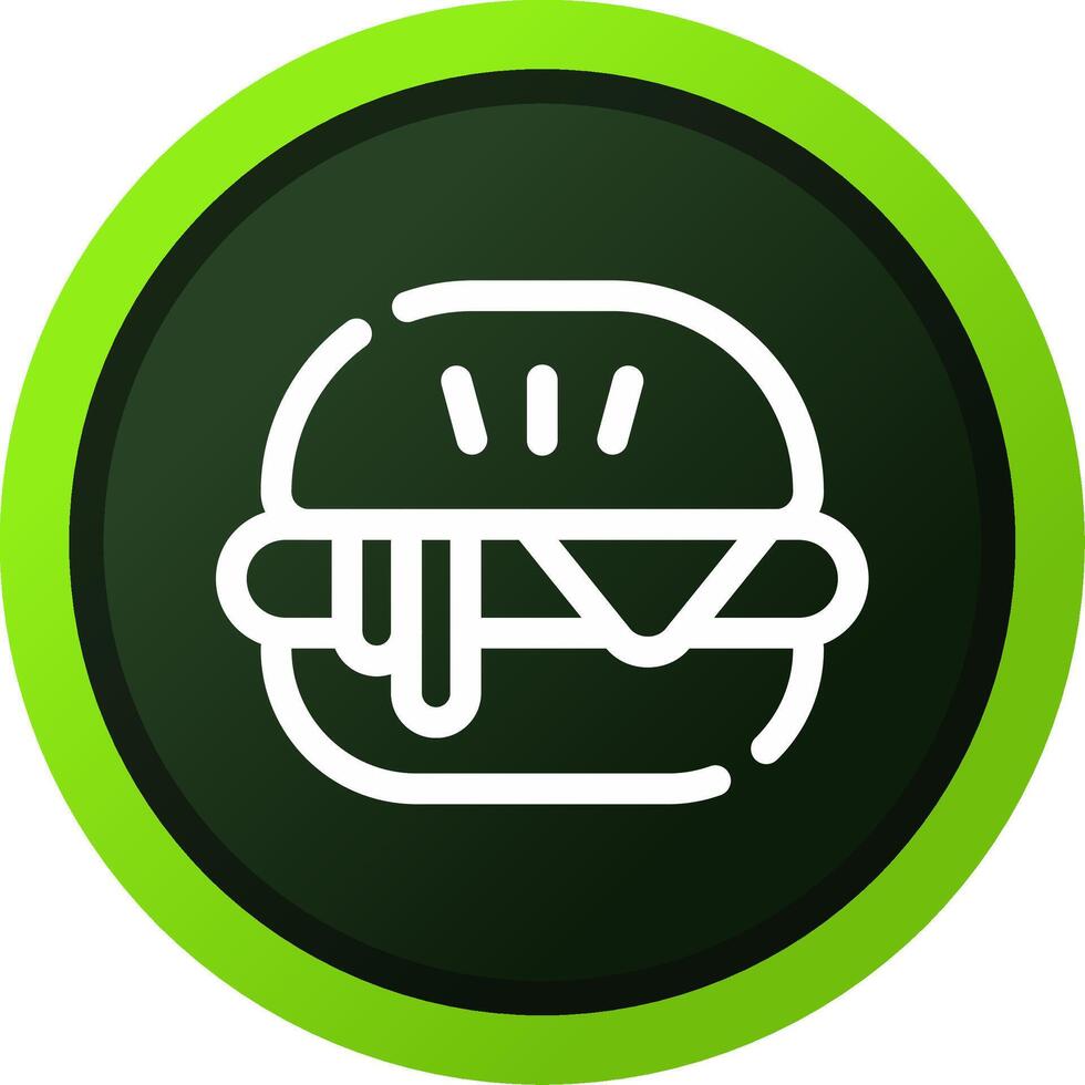 hamburguesa creativo icono diseño vector