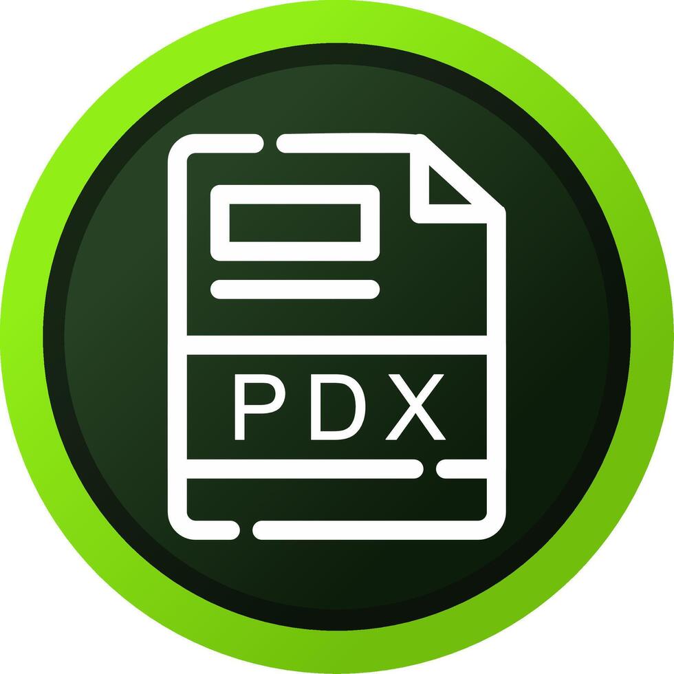 pdx creativo icono diseño vector