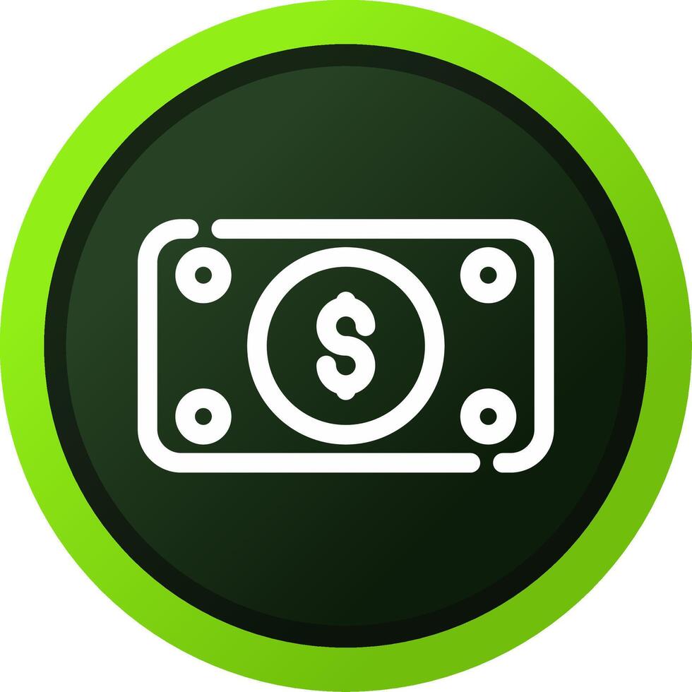 Money Bill Wave Creative Icon Design vector