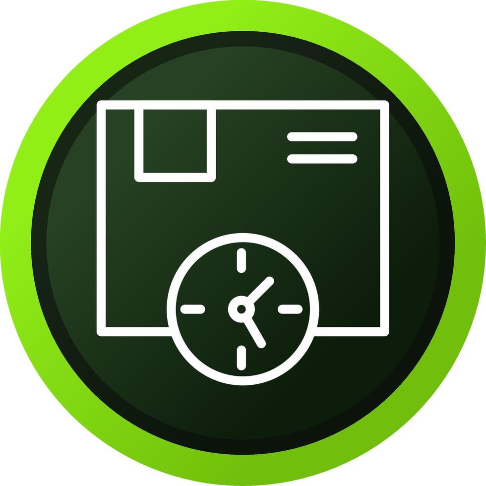 Delivery Time Creative Icon Design vector
