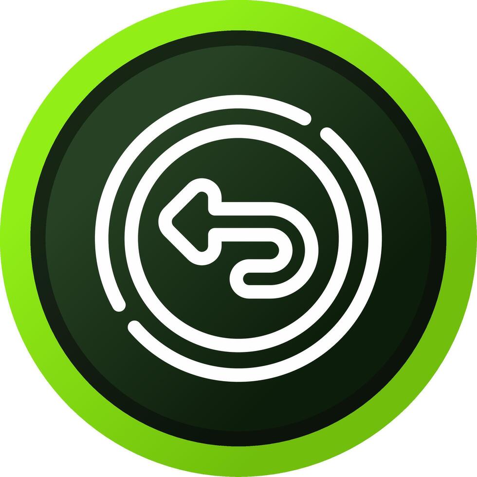 Undo Creative Icon Design vector