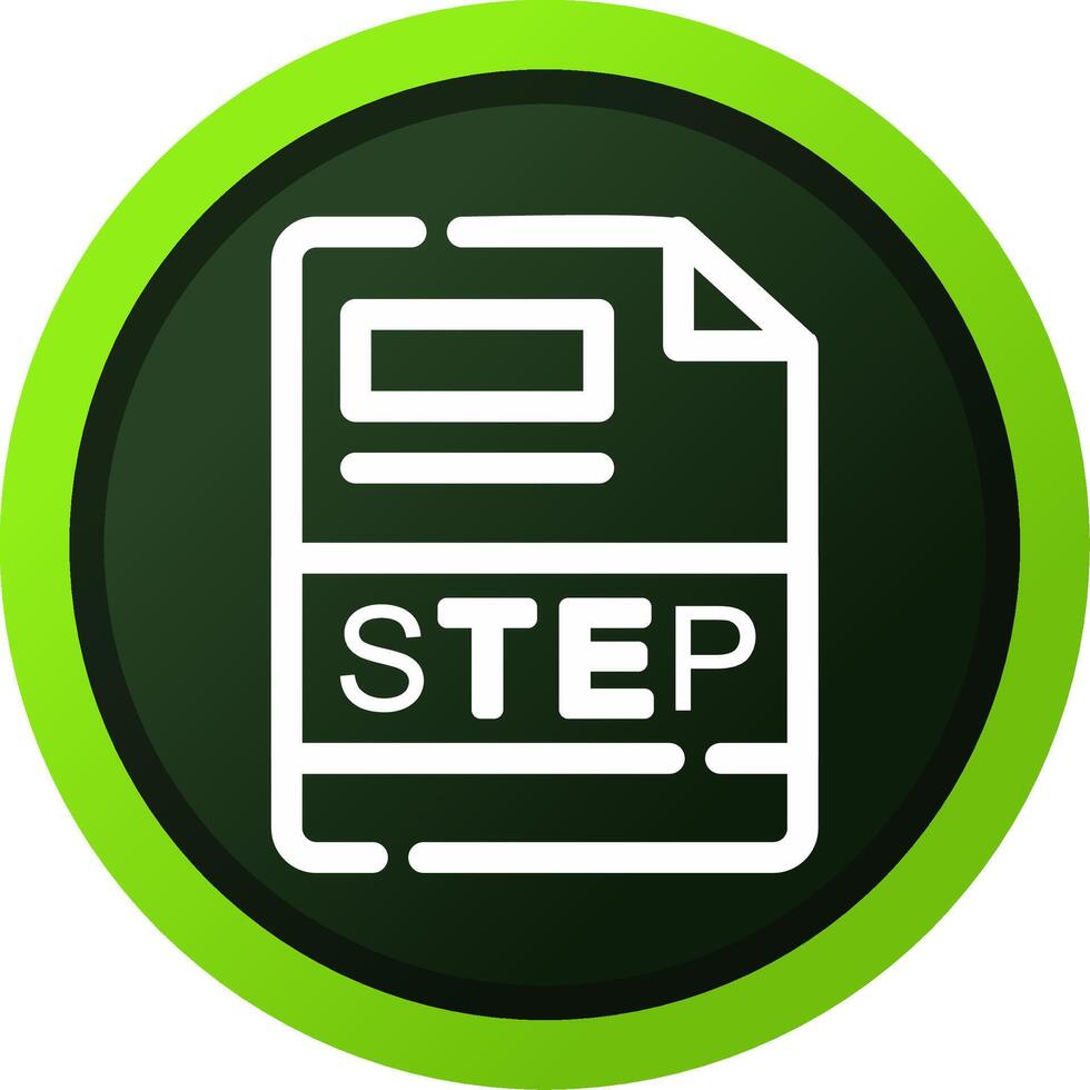 STEP Creative Icon Design vector