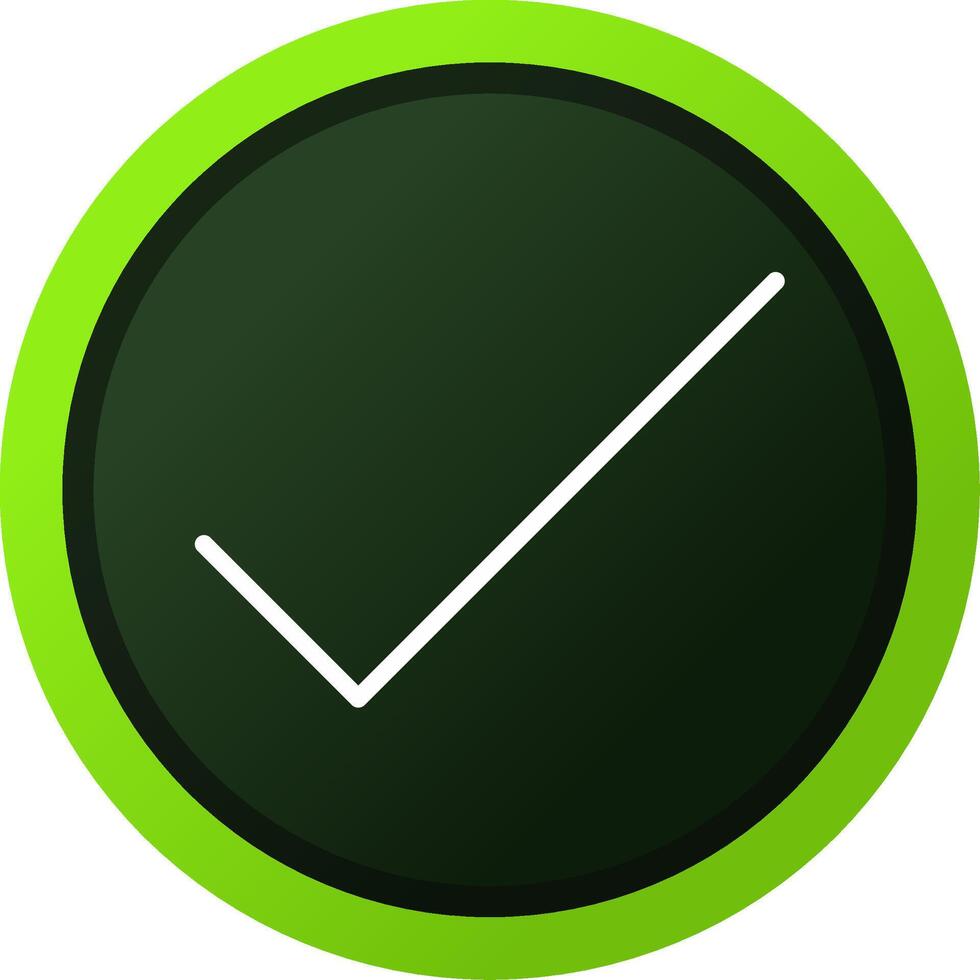 Tick Creative Icon Design vector