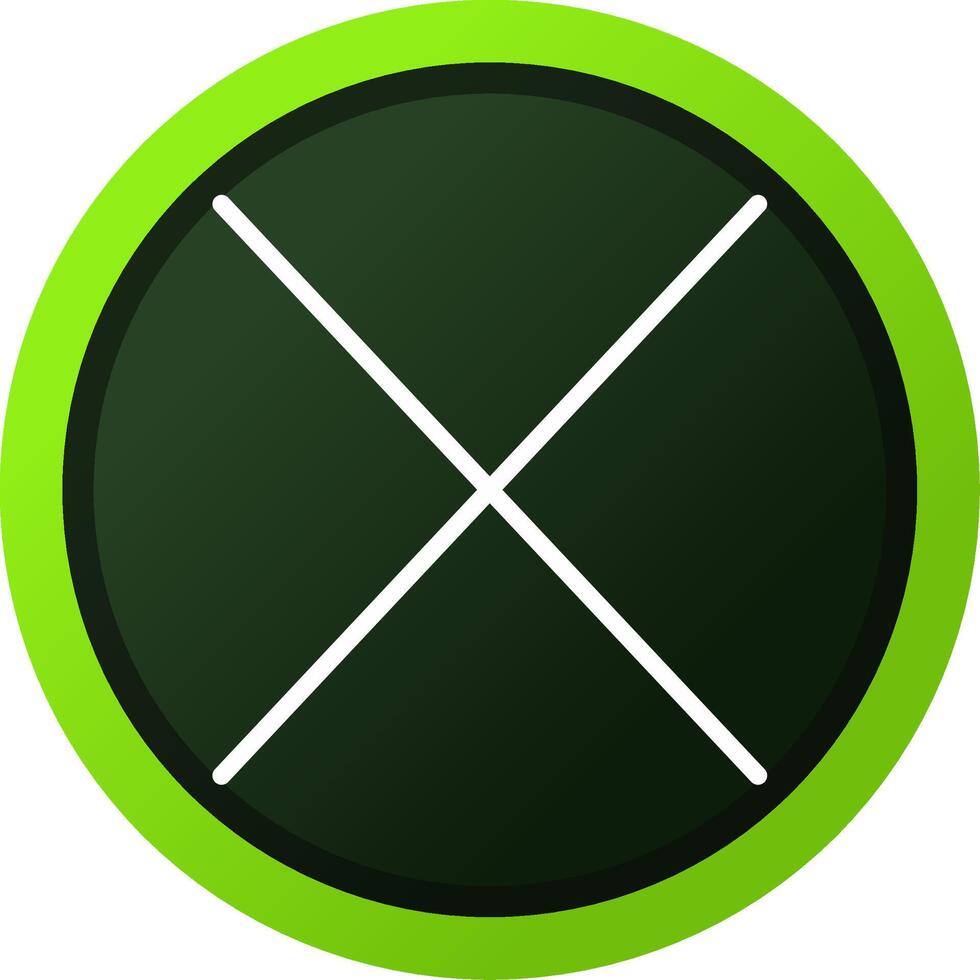 Crose Creative Icon Design vector