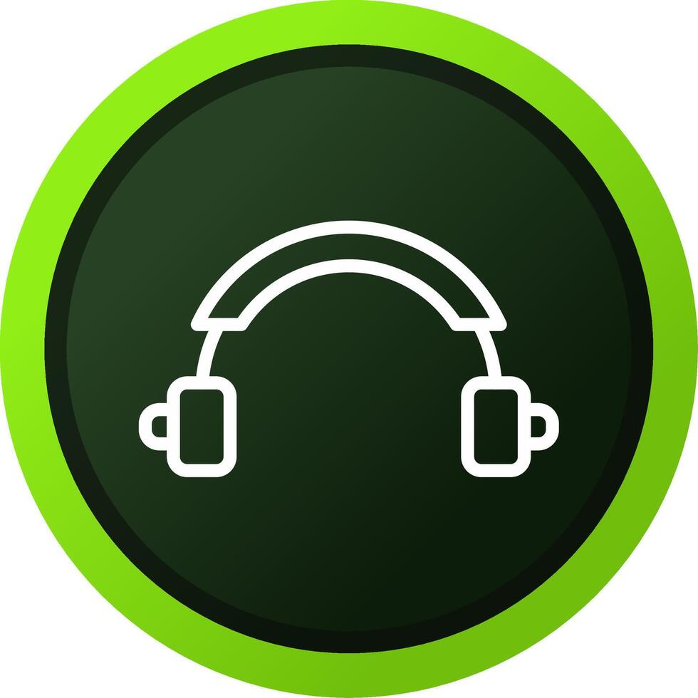 Headphone Creative Icon Design vector