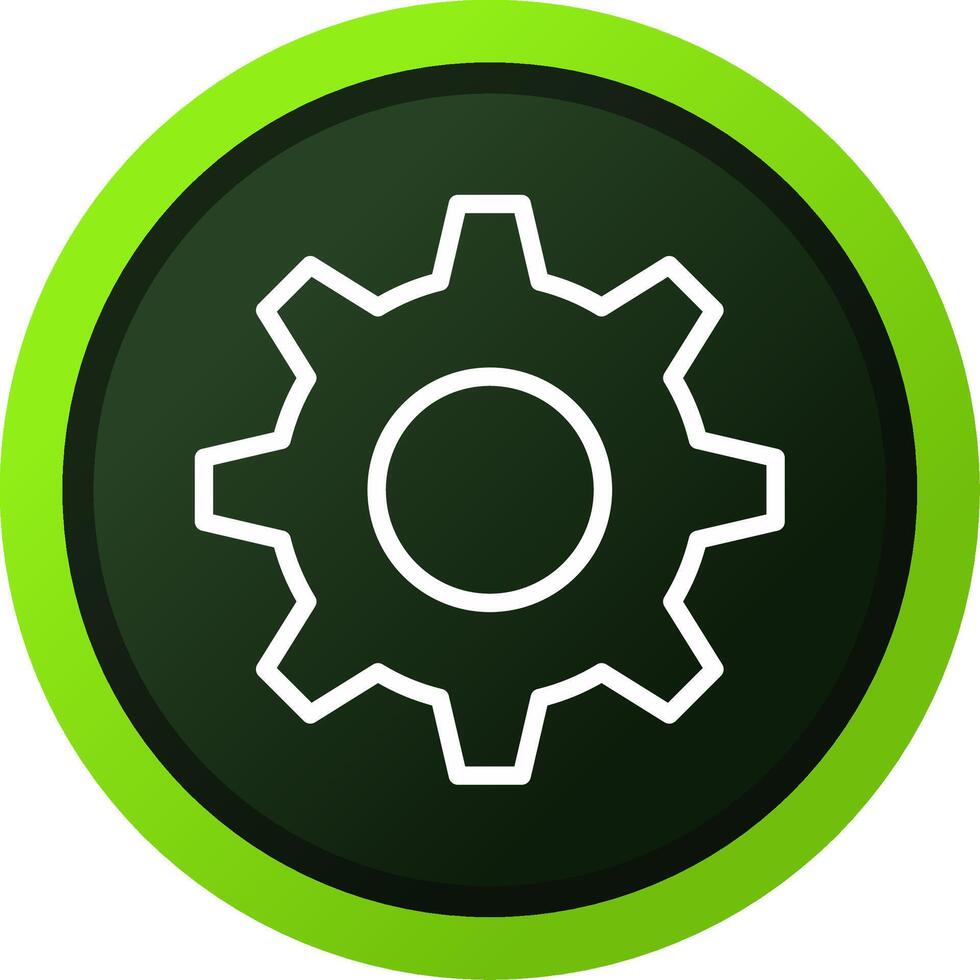 Cog Creative Icon Design vector