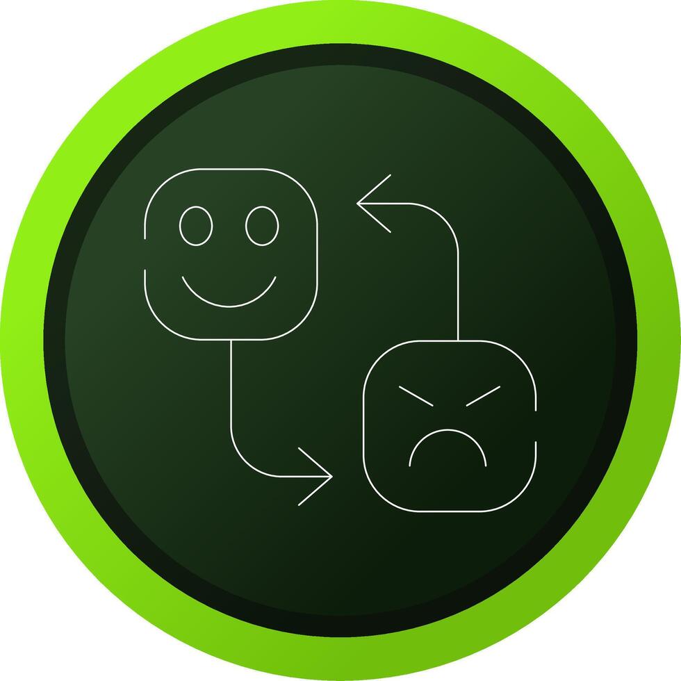 Mood Swing Creative Icon Design vector