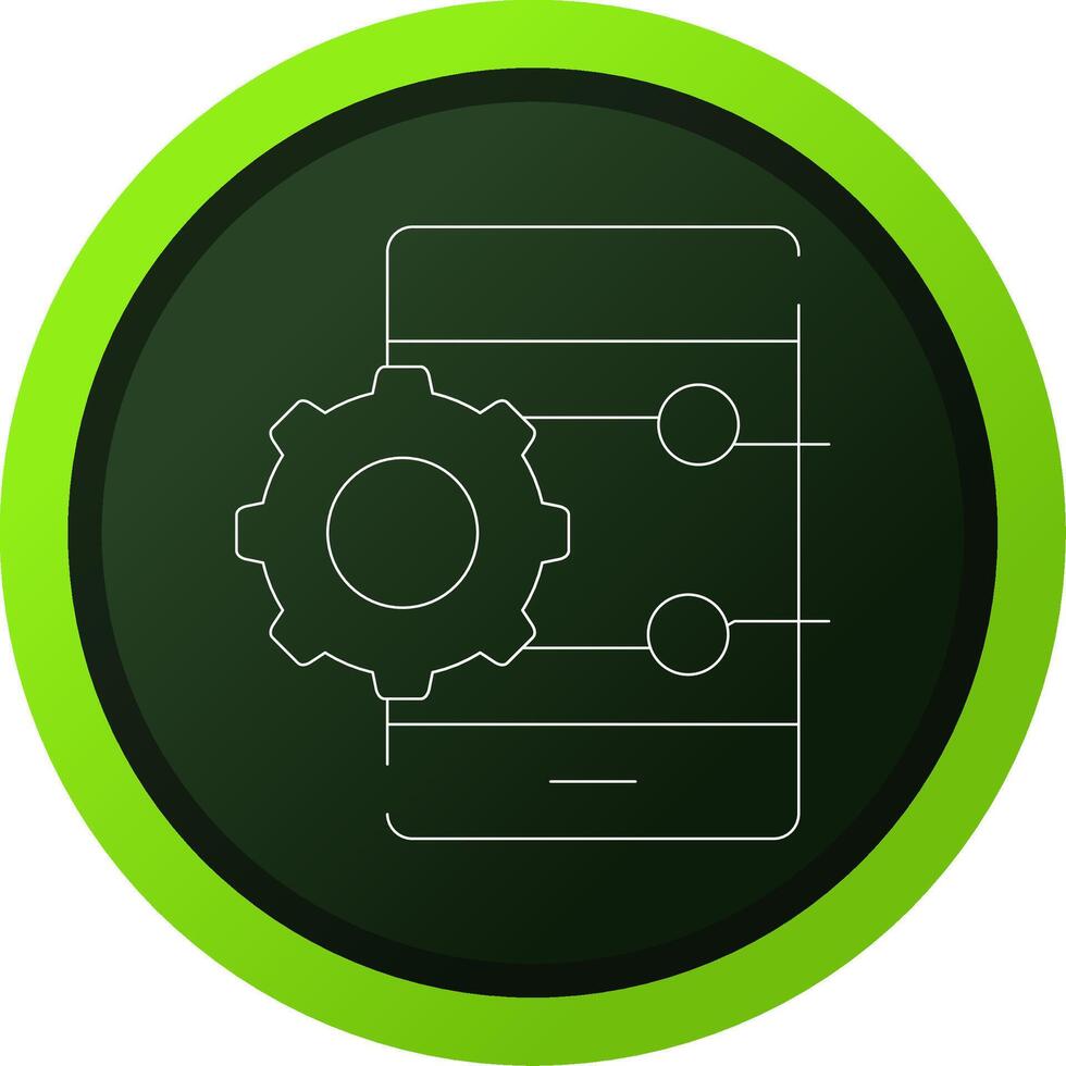Project Management App Creative Icon Design vector