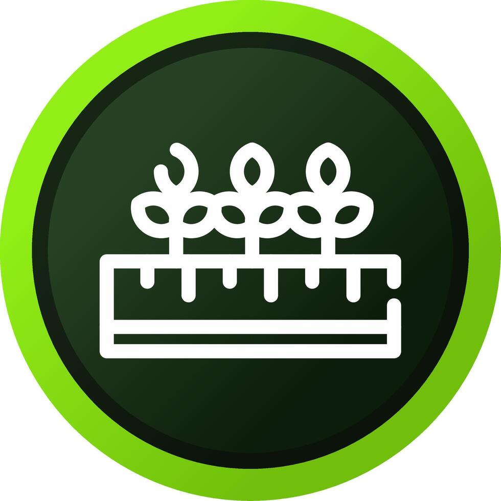 Precision Farming Creative Icon Design vector