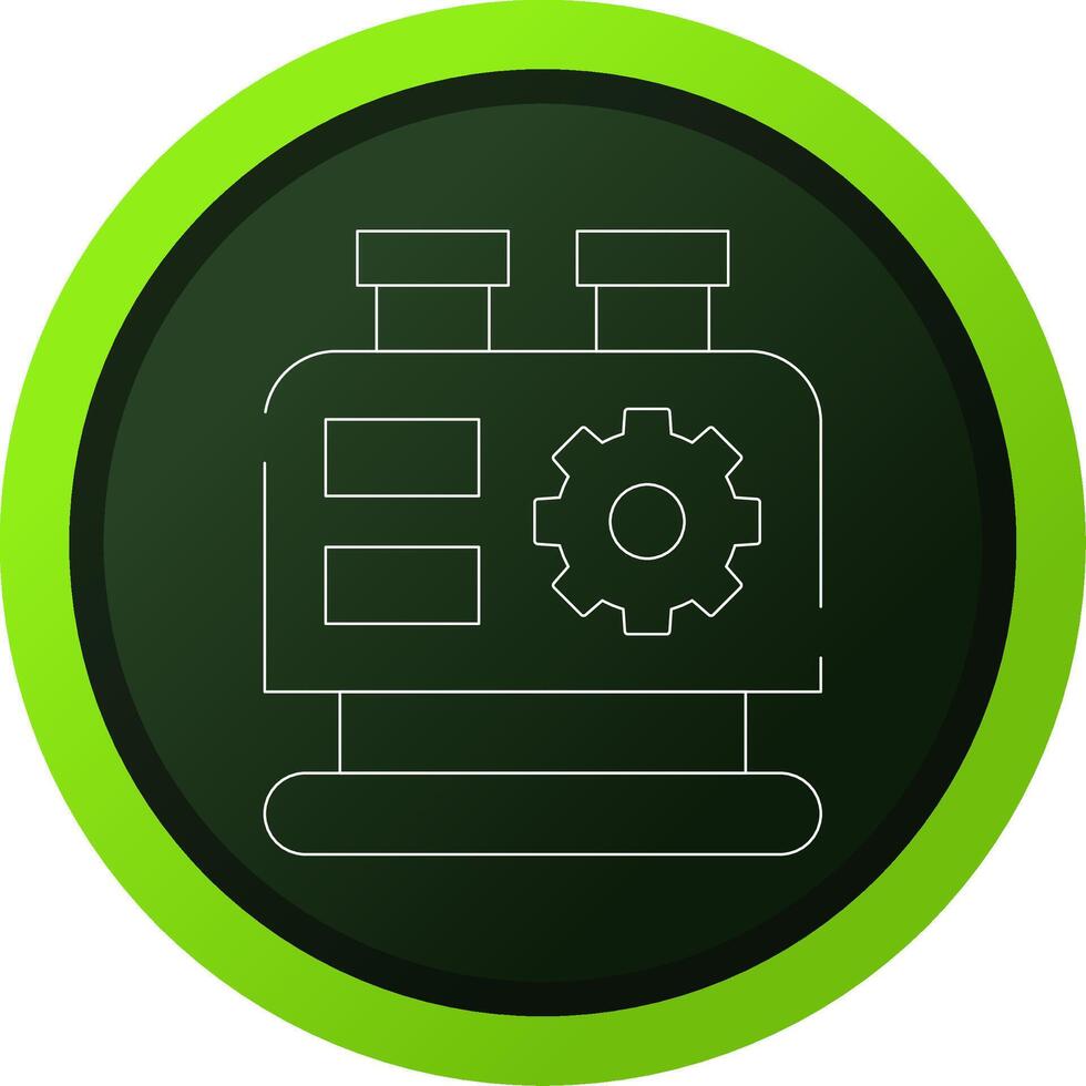 Machinery Creative Icon Design vector