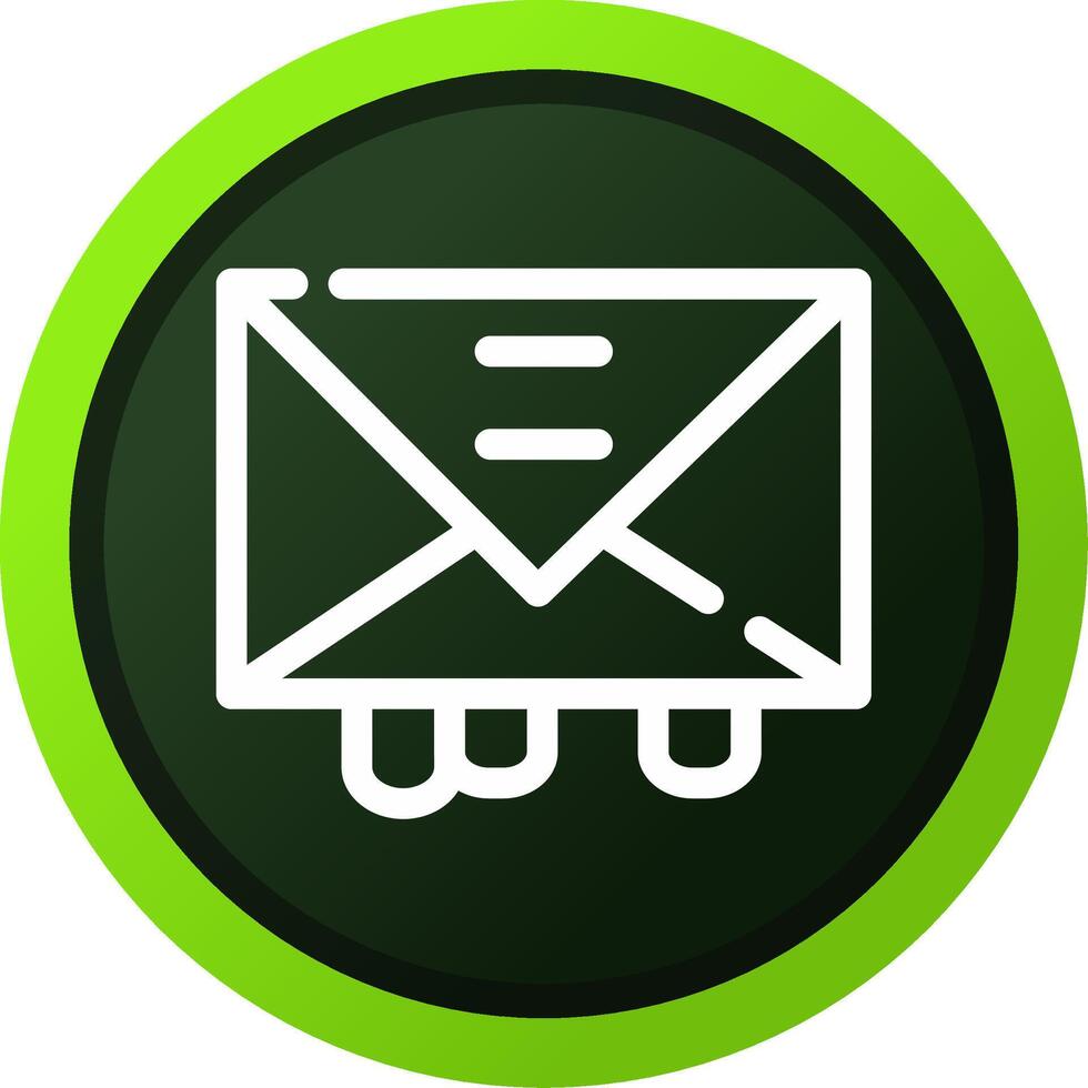 diseño de icono creativo de correo vector