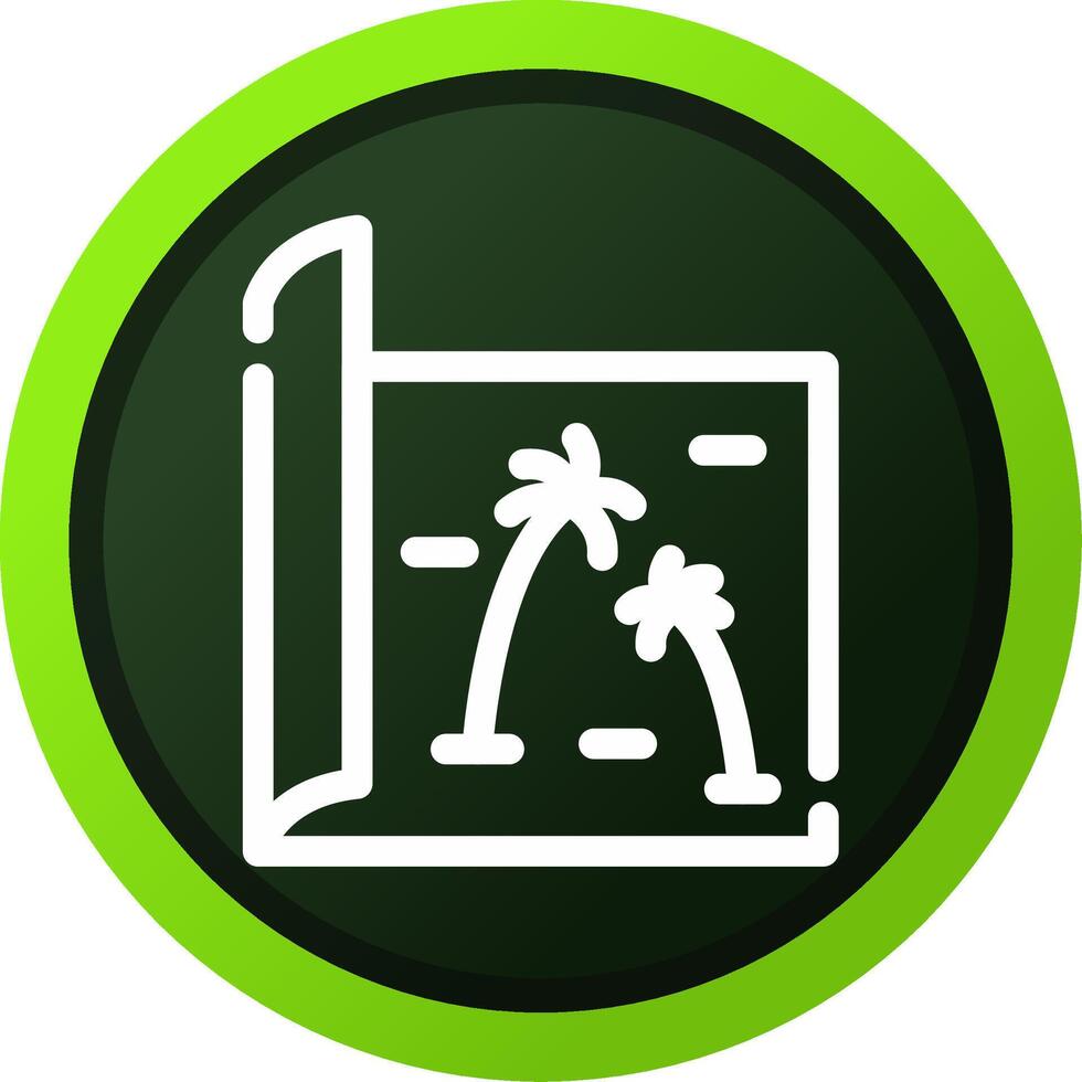 Map Creative Icon Design vector