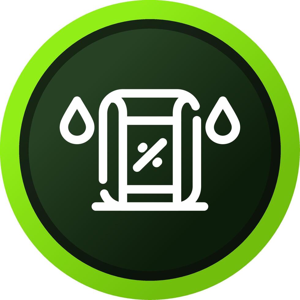 Humidity Sensor Creative Icon Design vector