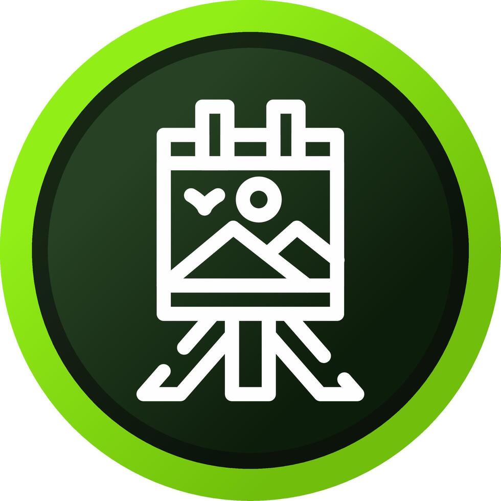 Canvas Creative Icon Design vector