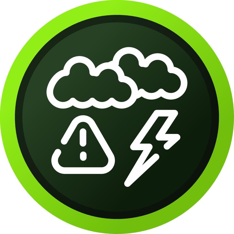 Weather Alert Creative Icon Design vector