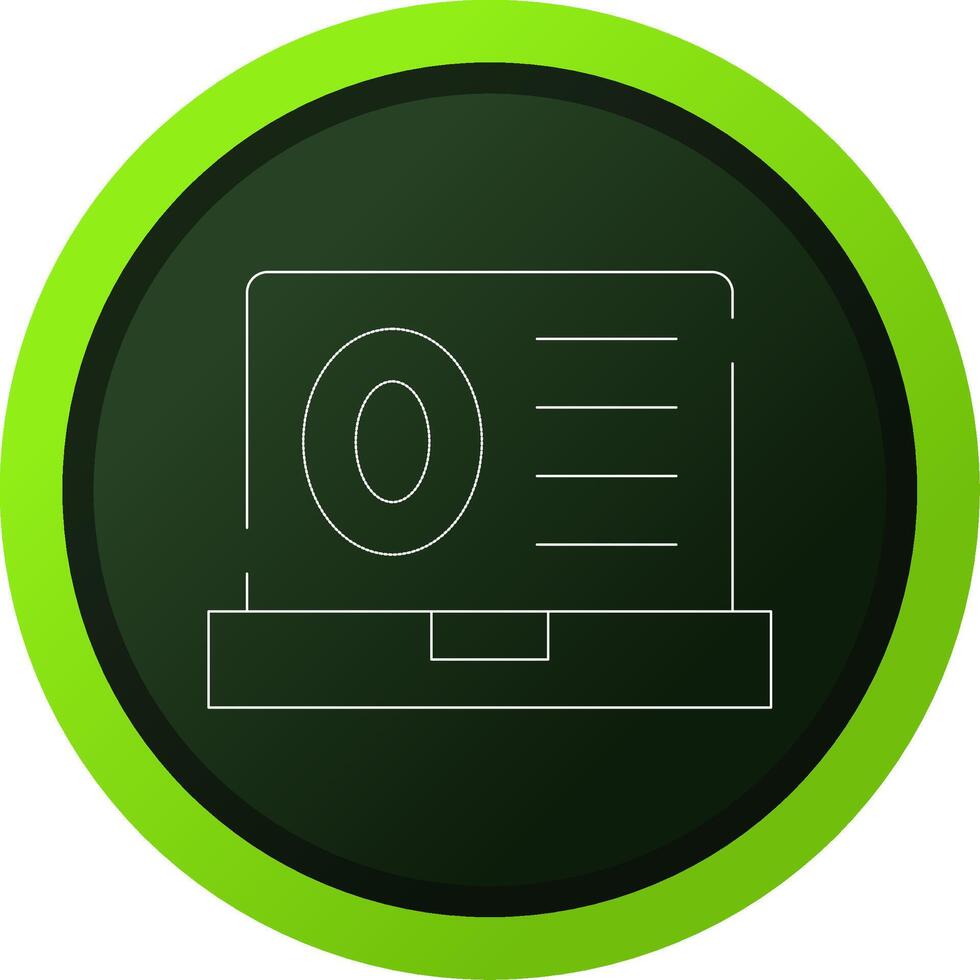 Biometrics Creative Icon Design vector