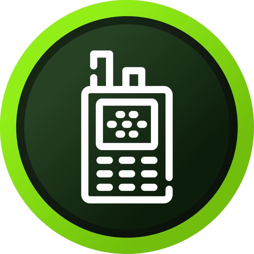 Walkie Talkie Creative Icon Design vector