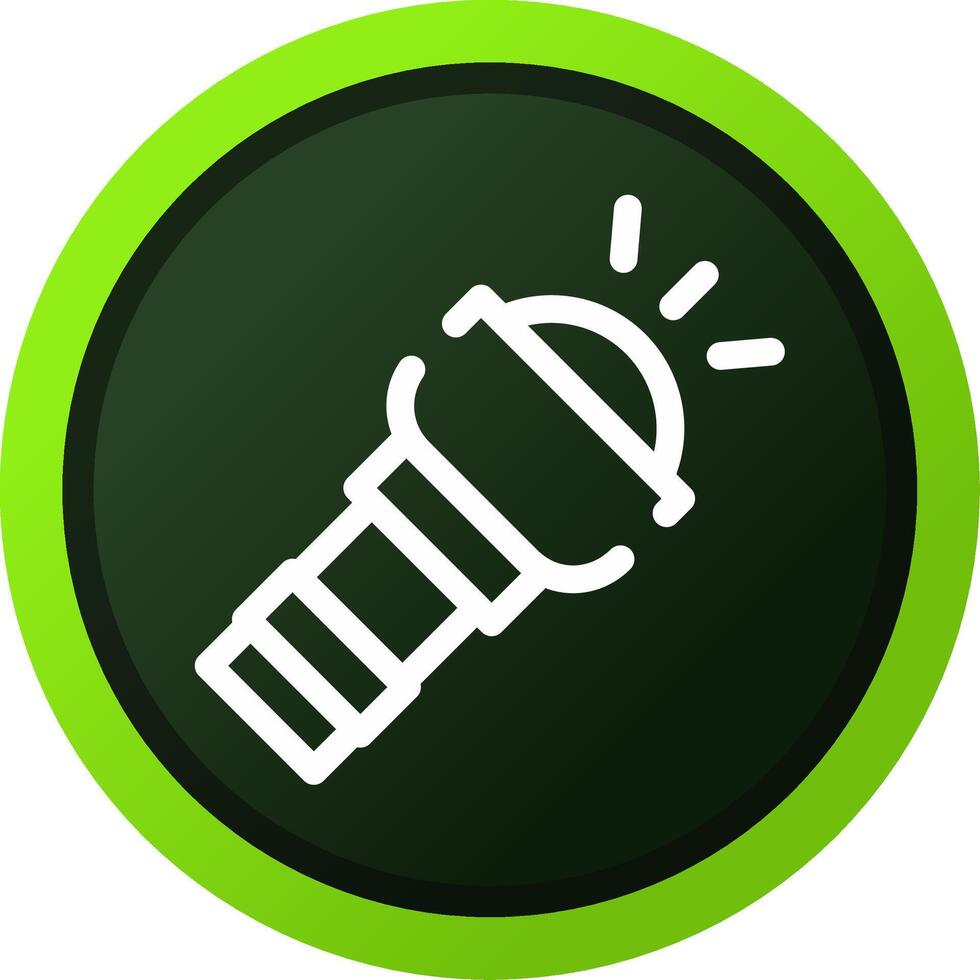 Flashlight Creative Icon Design vector