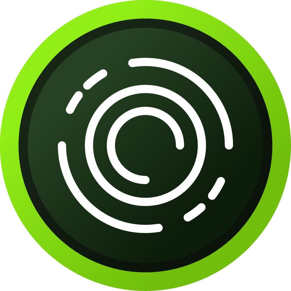 Black Hole Creative Icon Design vector