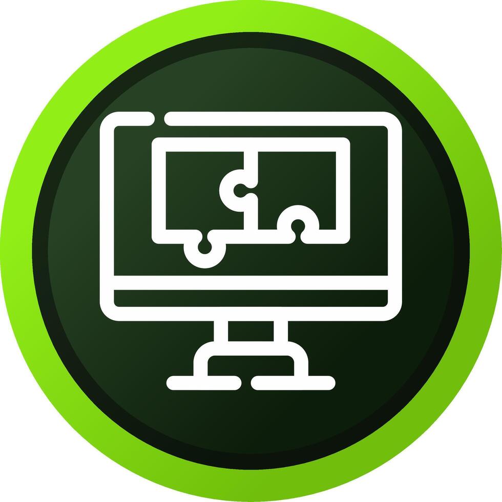 Puzzle Creative Icon Design vector
