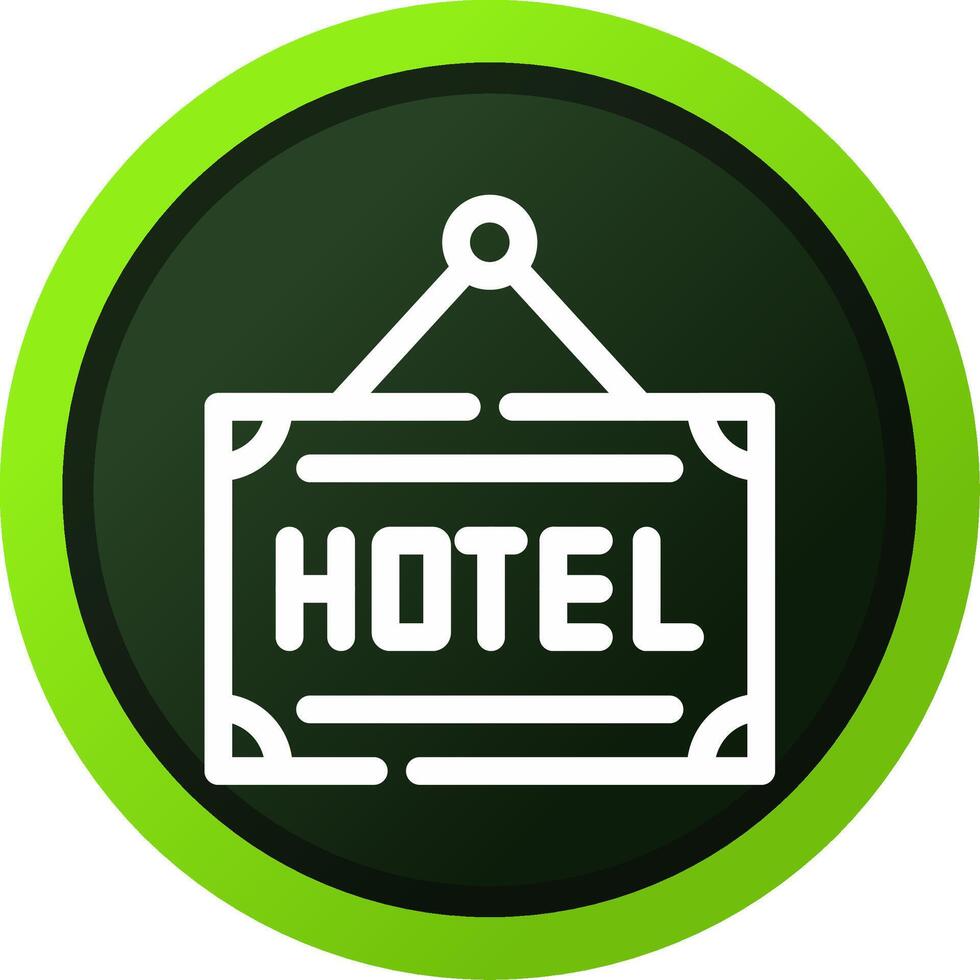 Hotel Creative Icon Design vector