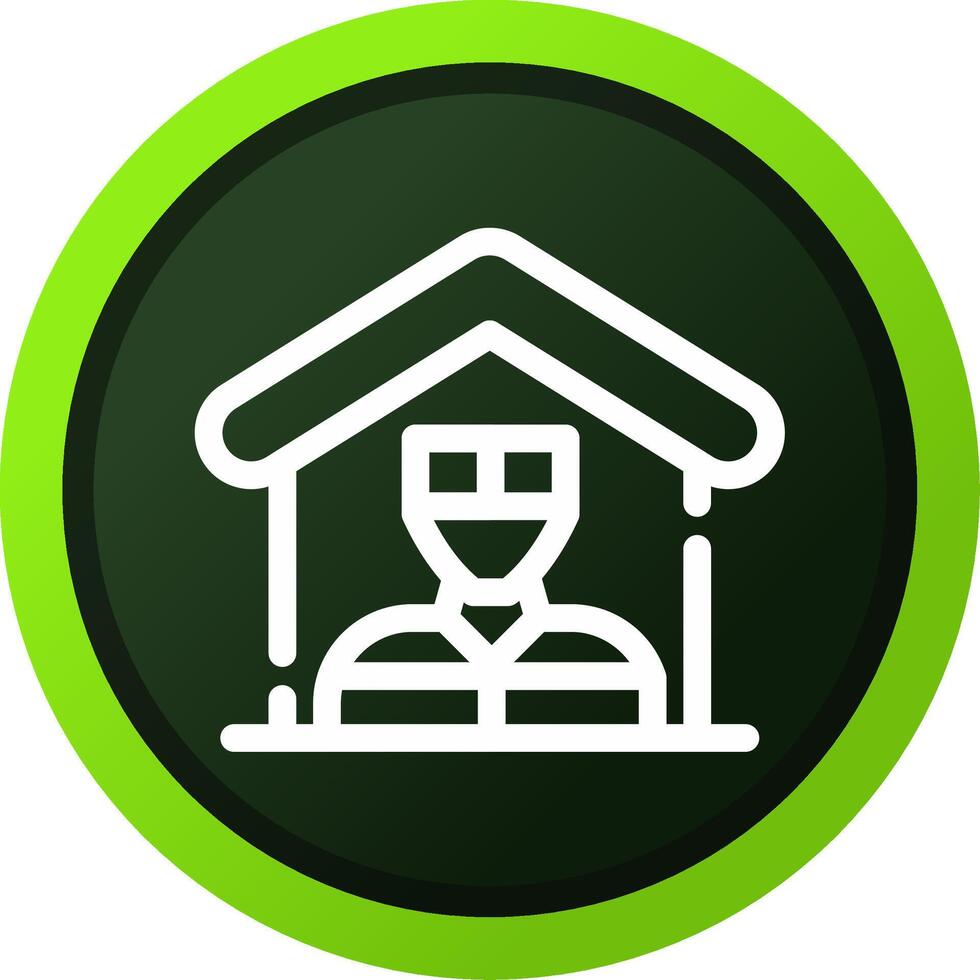 Mortgage Fraud Creative Icon Design vector