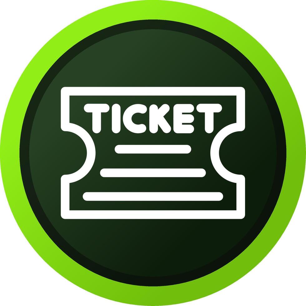 Ticket Creative Icon Design vector