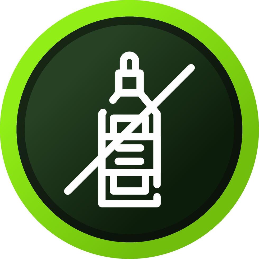 No Wine Creative Icon Design vector