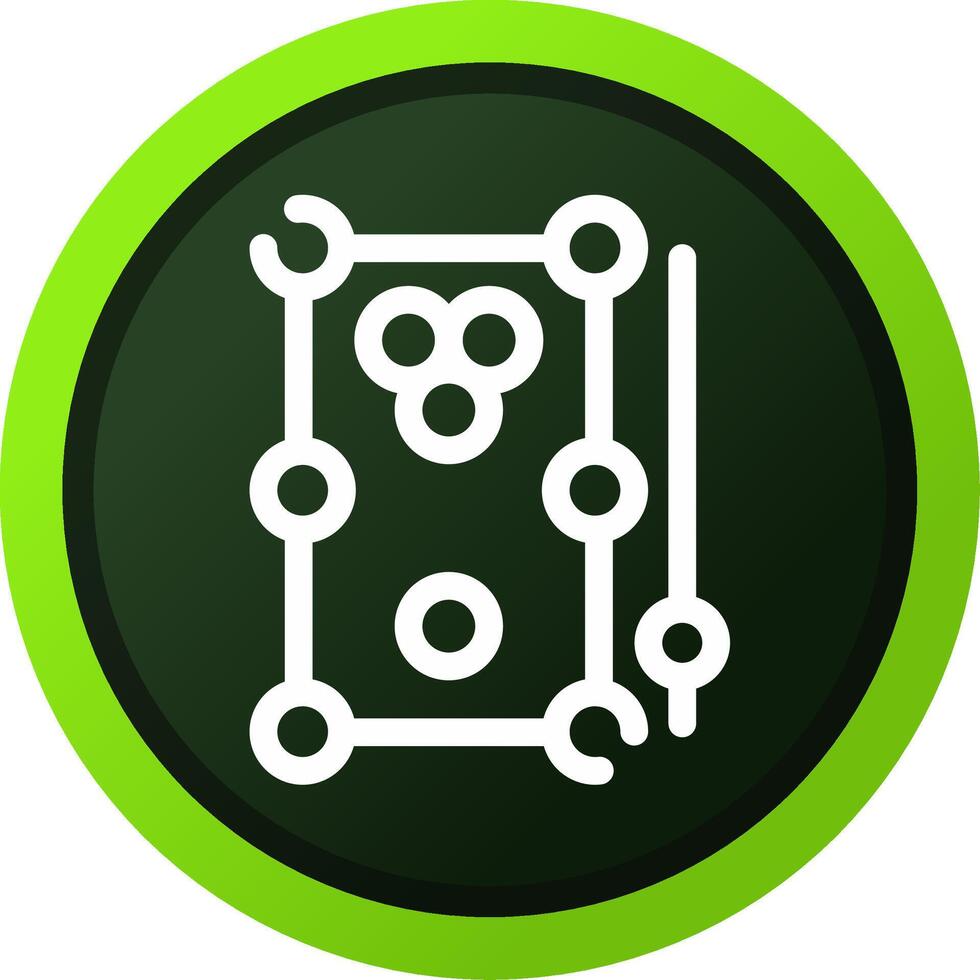 Billiards Creative Icon Design vector