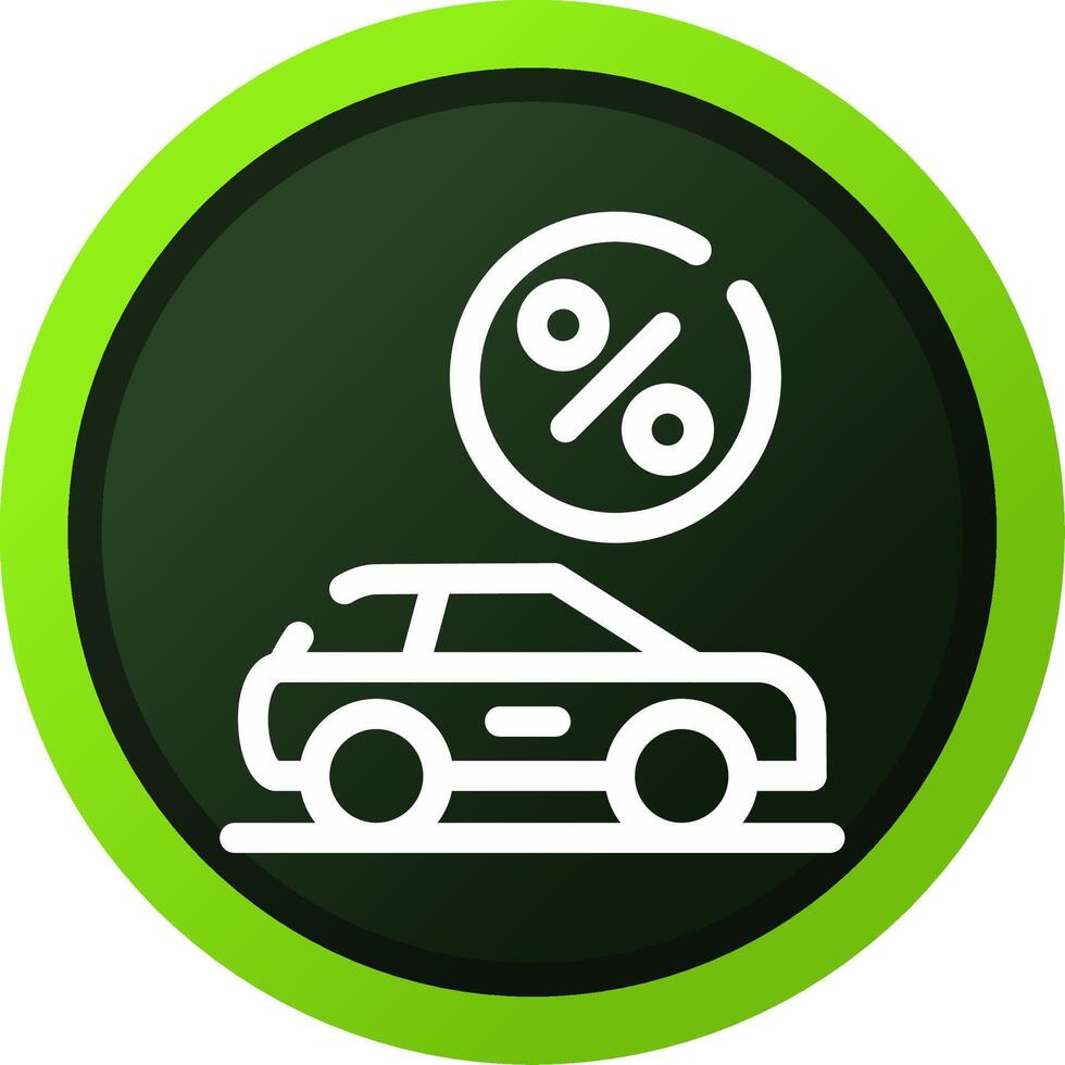 Vehicle Leasing Creative Icon Design vector