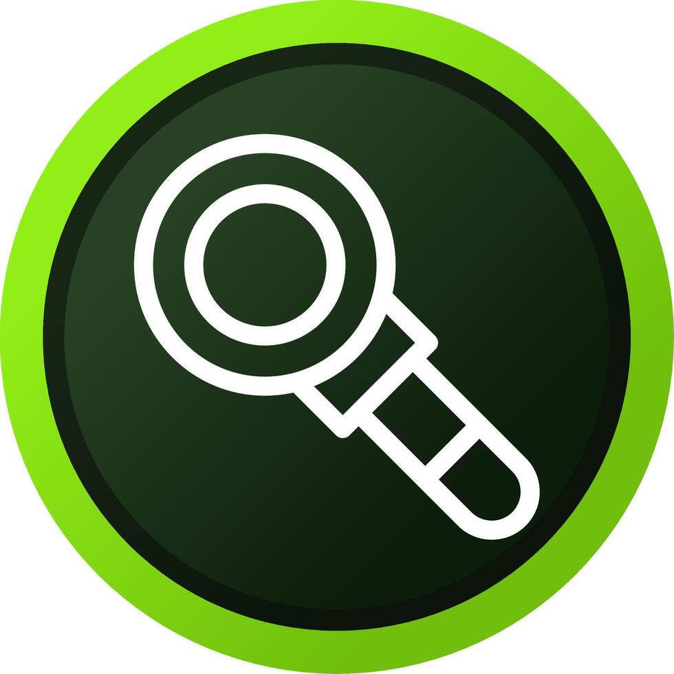 Magnifying Glass Creative Icon Design vector