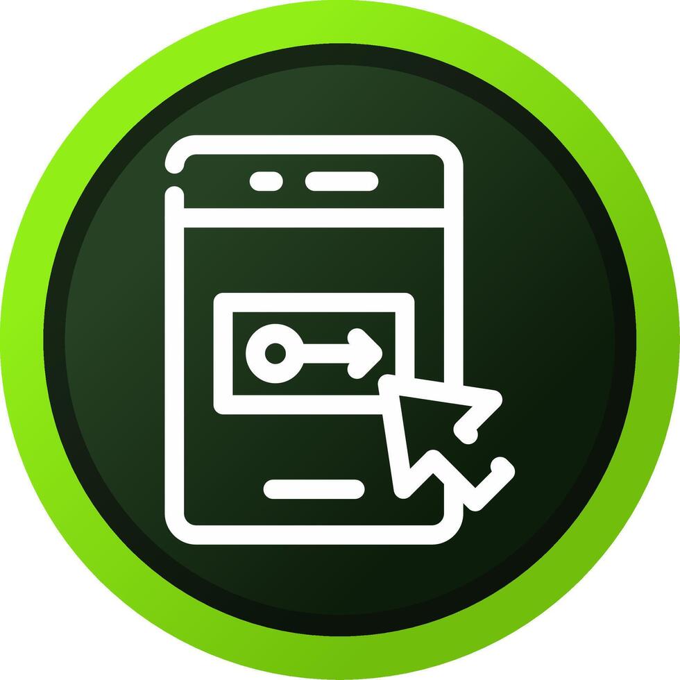 Landing Page Creative Icon Design vector