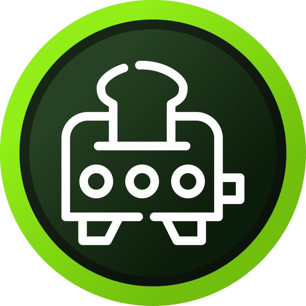Toaster Creative Icon Design vector
