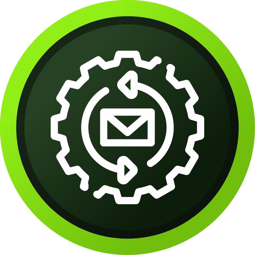 Marketing Automation Creative Icon Design vector